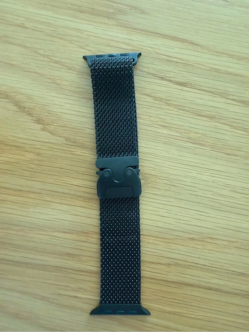 Apple Black Titanium Milanese Loop Watch Band